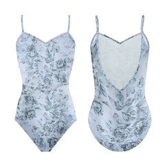 Jardin Rose Grise Leotard