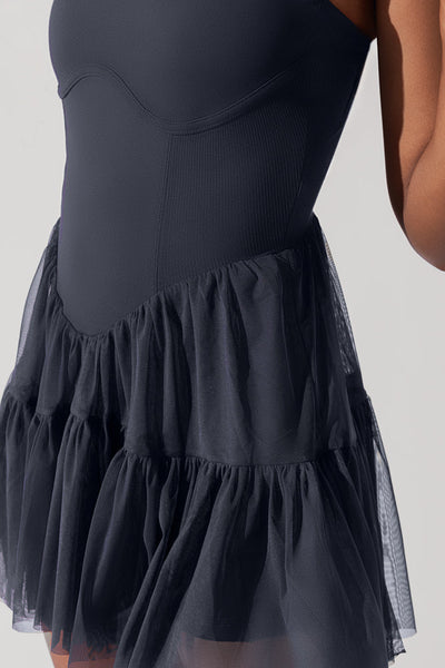 Corset Pirouette Dress - Smoky Navy