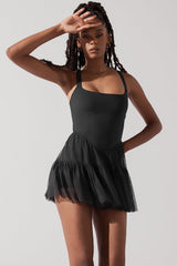 Corset Pirouette Dress - Black