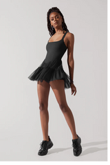 Corset Pirouette Dress - Black