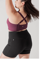 Daphne Corset Crop Top - Plum