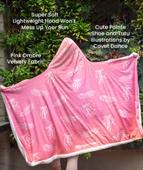 Pointe Shoes & Tutus Hooded Blanket