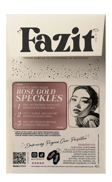 Fazit Rose Gold Stardust Speckles Makeup Patches