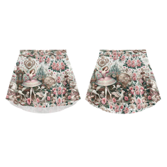 Patterned Skirt Nutcracker 25