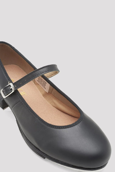S0302G Girls Tap-On Leather Tap Shoes