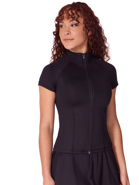 SE2015C Short Sleeve Zip Top