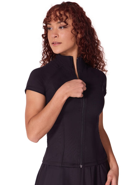 SE2015C Short Sleeve Zip Top