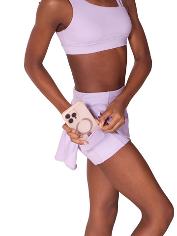 SE2018C Pleated Pique Skort