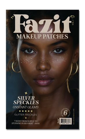 Fazit Silver Glitter Freckles Makeup Patches