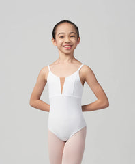 SL4481 Mesh Bodice Girls Leotard