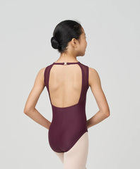 SL4487 Mesh High Neck Girls Leotard