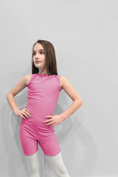 Barbara Pink Shorty Leotard