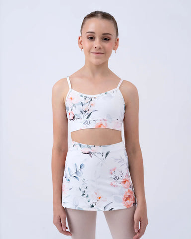 501FA Girls Wrap Skirt with Flora Print