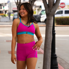 T6110 Girls Sweeper Top