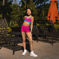 T6110 Girls Sweeper Top