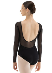 DA5003MPN Tara Long Sleeve Leotard