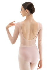 DA5003MPN Tara Long Sleeve Leotard
