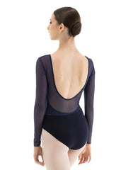 DA5003MPN Tara Long Sleeve Leotard