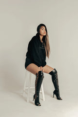 HA03 Tessa Thigh High Boots - 4"