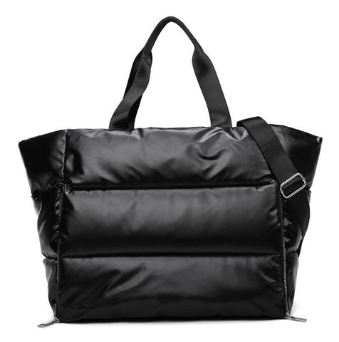 DS24 Black Puffer Tote