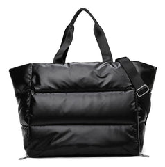 DS24 Black Puffer Tote