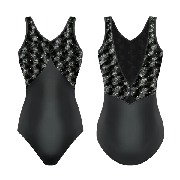 Violette Diamonte Ebony Leotard