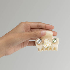 KitschPop™️ Cloud Clip 7pc Set Vintage - Pearlized Cream