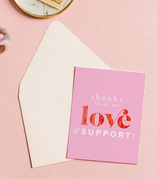 Thank You Love Greeting Card