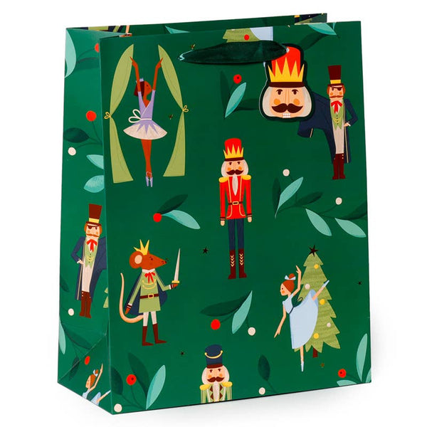Christmas Holidays Nutcracker Sugar Plum Fairy Gift Bag L