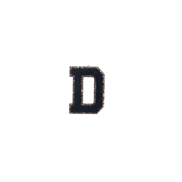Rac n Roll Letter Patches - D