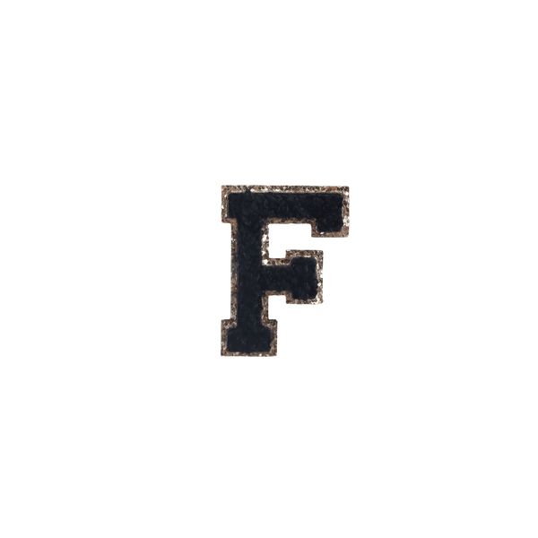 Rac n Roll Letter Patches - F