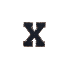 Rac n Roll Letter Patches - X