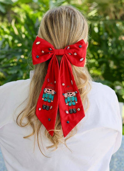 Nutcracker Hair Bow