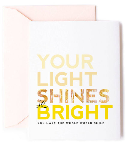 Summer Light Shines Bright Sweet Greeting Card