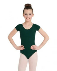 CC400C Short Sleeved Cotton Leotard