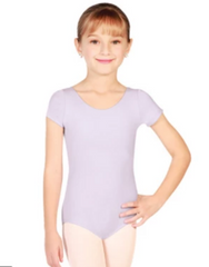 CC400C Short Sleeved Cotton Leotard
