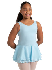 CC877C Double Layered Skirt Tank Dress
