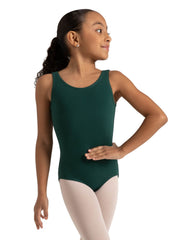 CC202C Pinch Front Princess Tank Leotard