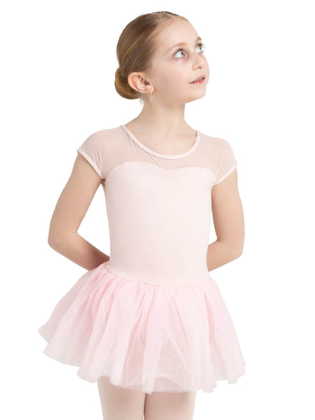 11394C Keyhole Back Tutu Dress