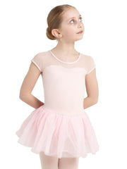 11394C Keyhole Back Tutu Dress