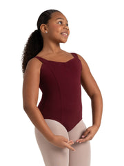 CC202C Pinch Front Princess Tank Leotard