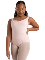 CC202C Pinch Front Princess Tank Leotard