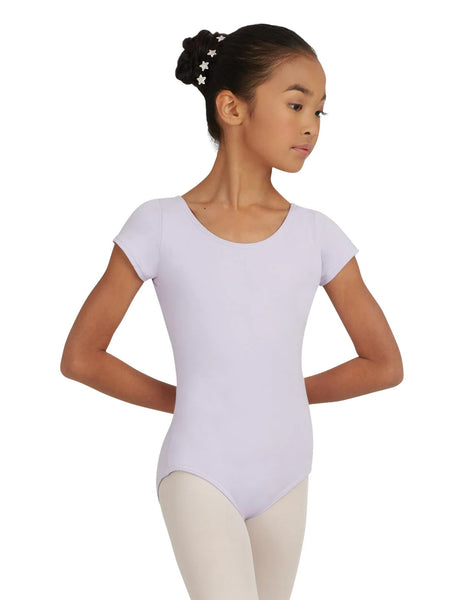 CC400C Short Sleeved Cotton Leotard