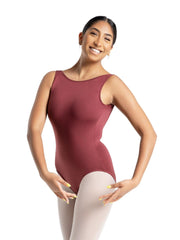 SE1009W Low V-Back with Pinch Tank Leotard
