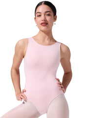 CC201 High Neck Tank Leotard with Ballet Leg Line