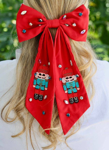 Nutcracker Hair Bow