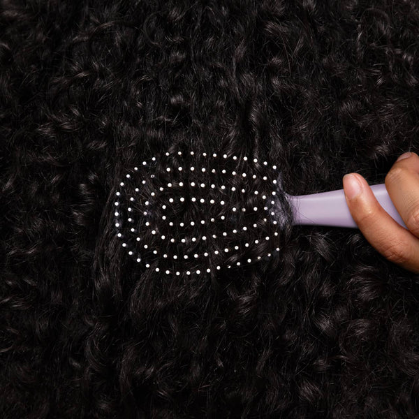 Mini Soft Violet Detangling Flexi Brush