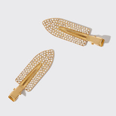 Rhinestone Creaseless Clips 2pc Set