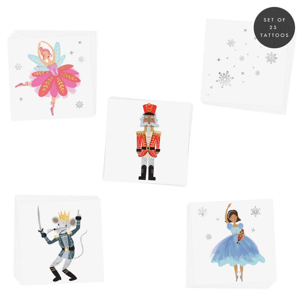 Nutcracker Holiday Temporary Tattoo