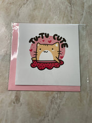 Tutu Cute Greeting Card